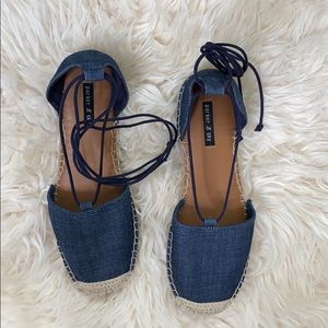 Parker & Sky Lace Up Espadrilles